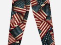 📷 “Patriotic Grunge-style American Flag” Leggings by Gravityx9 | Redbubble * The American…