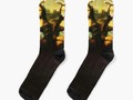 * "Mona Lisa Easter Bunny " Socks by #Gravityx9 | Redbubble #SpoofingTheArts * The Mona Lis…