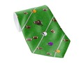 * Footballs and Helmets Pattern Neck Tie | * Football helmets and footballs, scattered on a green, grassy football…