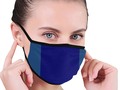 📷 * Dark Blue and Cerulean Blue Mouth Mask by #Gravityx9 at ArtsAdd * Featuring elastic ear…