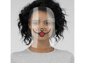 Cute Dog Smile Face Shield via zazzle