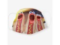 📷 * Funny Food Face * Weenie People Cloth Face Mask at Zazzle #Gravityx9 * Featuring elasti…