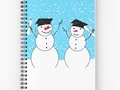 * 'Graduation Day for Snowmen' Spiral Notebook by Gravityx9 * Available in a selection of r…
