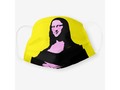 Mona Lisa Pop Art Cloth Face Mask via zazzle