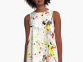 * Paint Splatter A-Line Dress by #Gravityx9 at Redbubble * This design is available on tee…