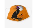 *  * Le Chat Noir Witch Cat - Halloween Cloth Face Mask by #SpoofingTheArts at Zazzle…
