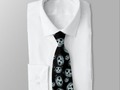 * Fun #Halloween Fashion * Creepy White Halloween Pumpkin Neck Tie at Zazzle