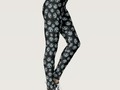 * Fun #Halloween Fashion * Creepy White Halloween Pumpkin Leggings at Zazzle