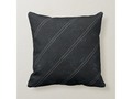 * Black Leather-Look Pattern Throw Pillow by igotyourback at Zazzle / Gravityx9 Designs * G…