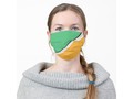📷 * #Maskup * Green and Orange Diagonal Cloth Face Mask by Stripes4you at Zazzle #Gravityx9…