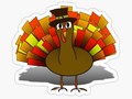 📷 * Cute and Bright Eyed Turkey! Thanksgiving Turkey! Fun Cutout #Stickers by #Gravityx9 at…
