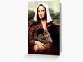 📷 * “Mona Lisa Thanksgiving Pilgrim” Greeting Cards by #Gravityx9 at Redbubble * Mona Lisa…