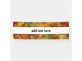 📷 * Fall Leaves - Red Background Banner by IgotYourBack / #Gravityx9 at Zazzle * Autumn Lea…