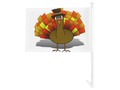 📷 z thx turkey pilgrim car flag tumbler * Thanksgiving Turkey Pilgrim Car Flag by Fall_Seas…