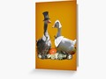 📷 * Thanksgiving Pilgrim Goose and Duck Stationery by #Gravityx9 at Redbubble * Thanksgivin…