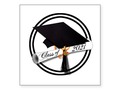 📷 * Grad Cap with Diploma Black Circle * Class of 2021 Grad Cap Sticker by #Gravityx9 at Ca…