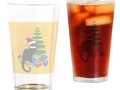 📷 * Christmas Le Chat Noir With Santa Hat Drinking Glass by #Gravityx9 at Cafepress…