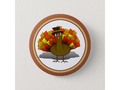 📷 * Thanksgiving Turkey Pilgrim Pin Back Button by Fall_Seasons_Best at Zazzle #Gravityx9 *…