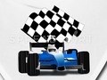 📷 * #racecar #sports4you  * Blue Race Car with Checkered Flag Bandana by #Gravityx9 at...