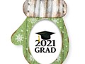 📷 * Grad Cap Bold 2021 * Class of 2021 Graduation Cap Mitten Ornament by #Gravityx9 at Cafe…