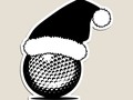 📷 * Christmas Golf Ball Wearing Santa Hat Holiday Die-Cut Magnet by #Gravityx9 at Redbubble…