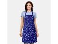 📷 * #ApronAddiction * Snowflakes on Blue Christmas Apron by I_Love_Xmas at Zazzle…