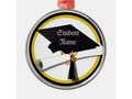 📷 * Graduation Cap with Diploma and Gold Circle Ornament by #Just4Grad #Gravityx9 at Zazzle…