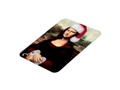 📷 * Mona Lisa’s Christmas Santa Hat Rectangle Magnet by #SpoofingTheArts at Zazzle…