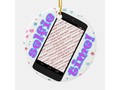 📷 * Selfie Time! Phone Shape Photo Frame Christmas Ornament. Add a photo to each side to pe…