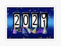 📷 * 2021 New Years Odometer Party Hats Stickers / Reusable Wall Decals by #Gravityx9 at Red…