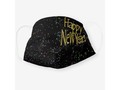* 20% OFF HOLIDAY CARDS * Use Code: SHOPHOLIDAYZ * Happy New Year Adult Cloth Face Mask via zazzle