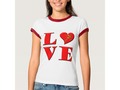 LOVE Letters ( L♥VE) T-Shirt via zazzle