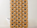 'STRIKE! Bowling Ball and Pins' Shower Curtain by Gravityx9 * Bowling ball with ten pins down *