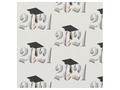 * Classic Silver '2021' Graduation Cap and Diploma Fabric by GraduationClass2021 at Zazzle…
