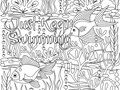 Just Keep Swimming Coloring Page