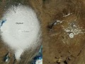 Impactantes imágenes de un glaciar declarado 'muerto'