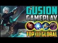 I liked a YouTube video Gameplay dan Build gusion satu kali combo auto mati