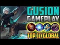 I liked a YouTube video Gameplay dan Build gusion satu kali combo auto mati