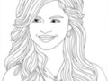Celebrity Coloring Pages - Selena Gomez