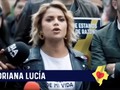 Señalan a AdrianaLucia de ‘mermelada’ por marchar en contra del gobierno de Duque. Ver: