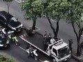 Gobernador de Santander Mauricio Aguilar hace pedagogía por las calles de la ciudad para que los bumangueses se que…