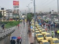 Bloqueos de taxistas generan afectaciones de movilidad en la Autopista Norte - Radio Santa Fe…