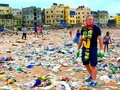 š El antes y el despuĆ©s de la contaminada playa de Versova en la India no deja indiferente a nadie...