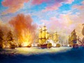 🍏 Combates navales. El cabo Santa María...