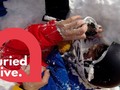 🔔 Rescate in extremis de una mujer atrapada boca abajo en la nieve...