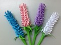 Me ha gustado un vídeo de YouTube ( - How to make lavender paper flower | Easy origami flowers for beginners