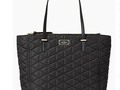 Check out Kate Spade Wilson Road Black Quilted Talya Tote Bag #katespadenewyork #Tote via eBay