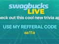 Check-out Swagbucks LIVE, a trivia #app that I play for a chance to win a big #cash prize. Get the app & sign-up to…