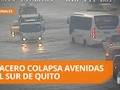 Fuerte lluvia inunda sectores del sur de Quito