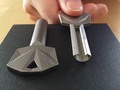 Llaves impresas en 3D con titanio que son «casi imposibles» de copiar